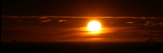 Sunset in Antarctica